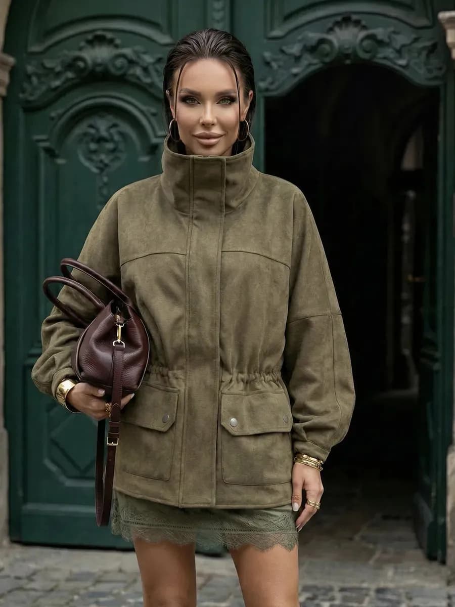 Куртка замшевая осенняя
