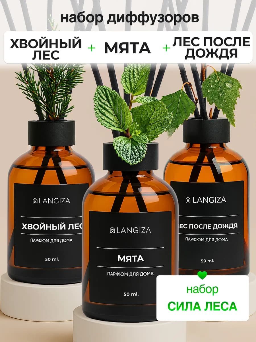 Диффузор для дома ароматизатор с палочками 3 шт