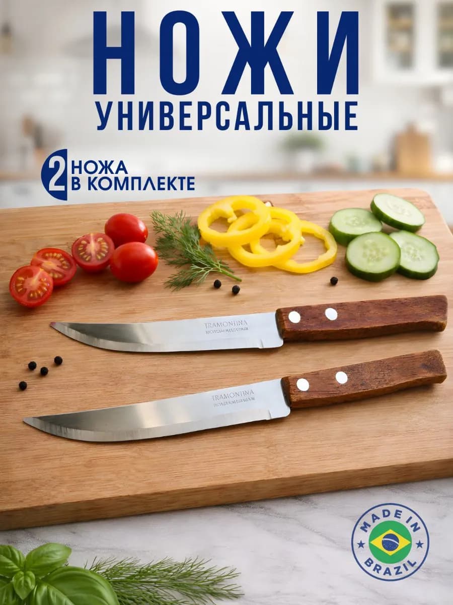 Нож универсальный кухонный Комплект 2 шт
