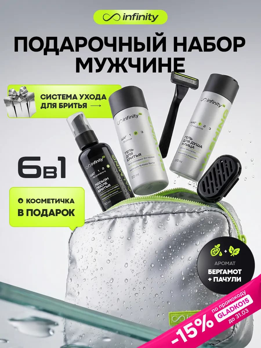 Подарочный мужской набор для ухода за лицом и телом