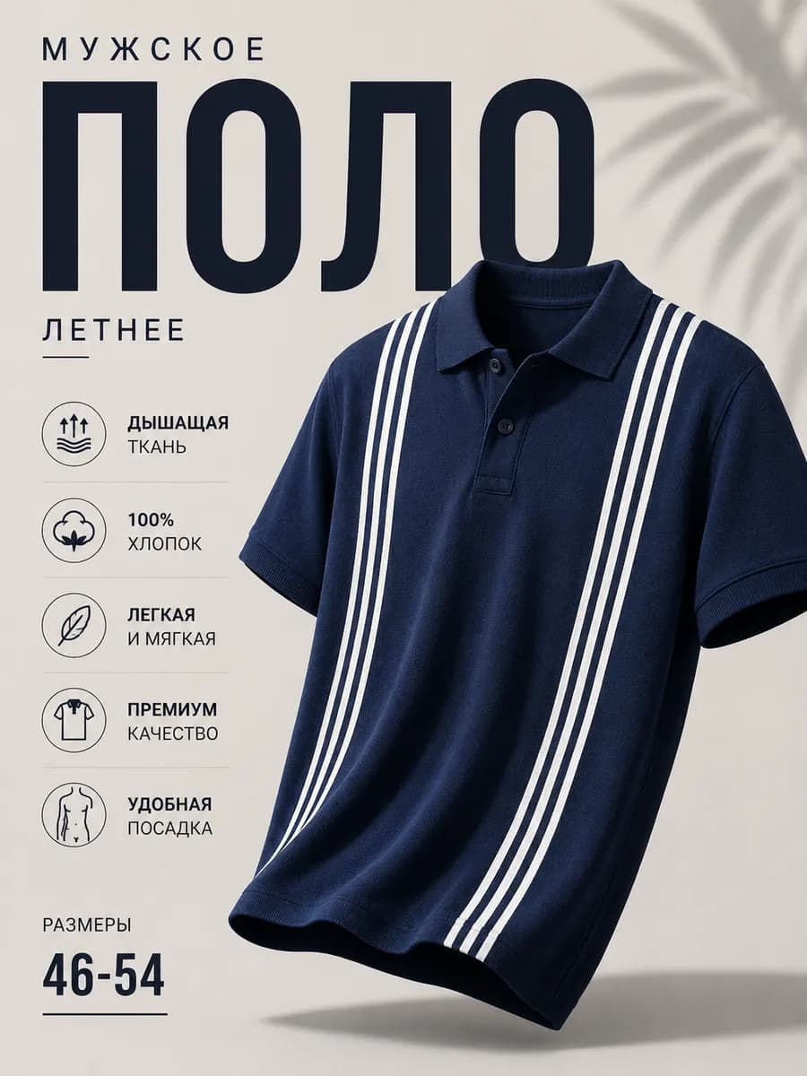 Футболка поло летняя old money