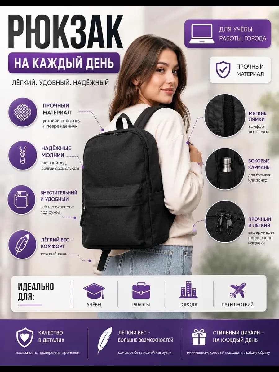 Рюкзак школьный спортивный для подростка