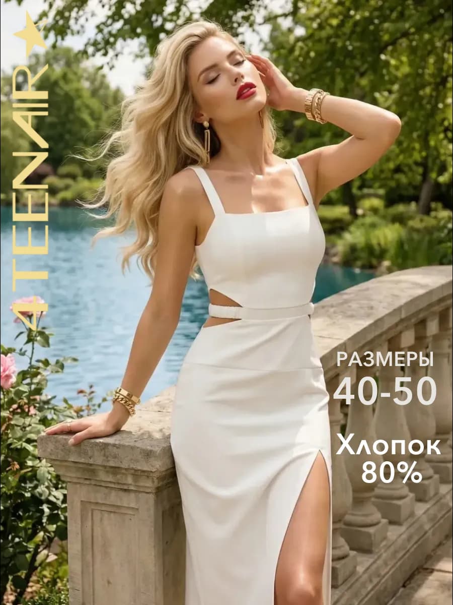 Платье летнее джинсовое сарафан -Arie`la