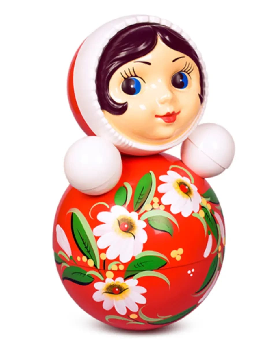 Неваляшка 26 см в художественной упаковке расписная