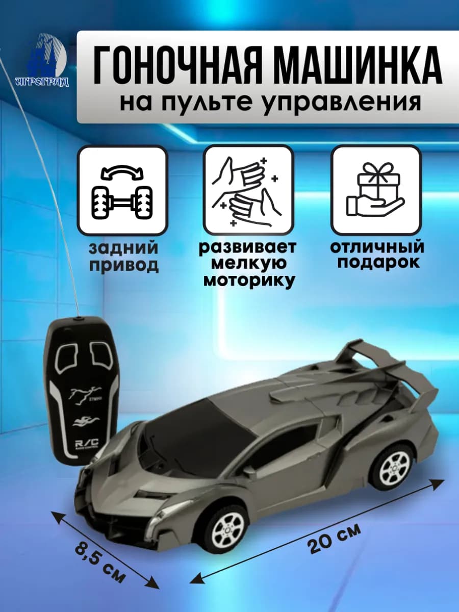 Машинка на пульте управления гоночная