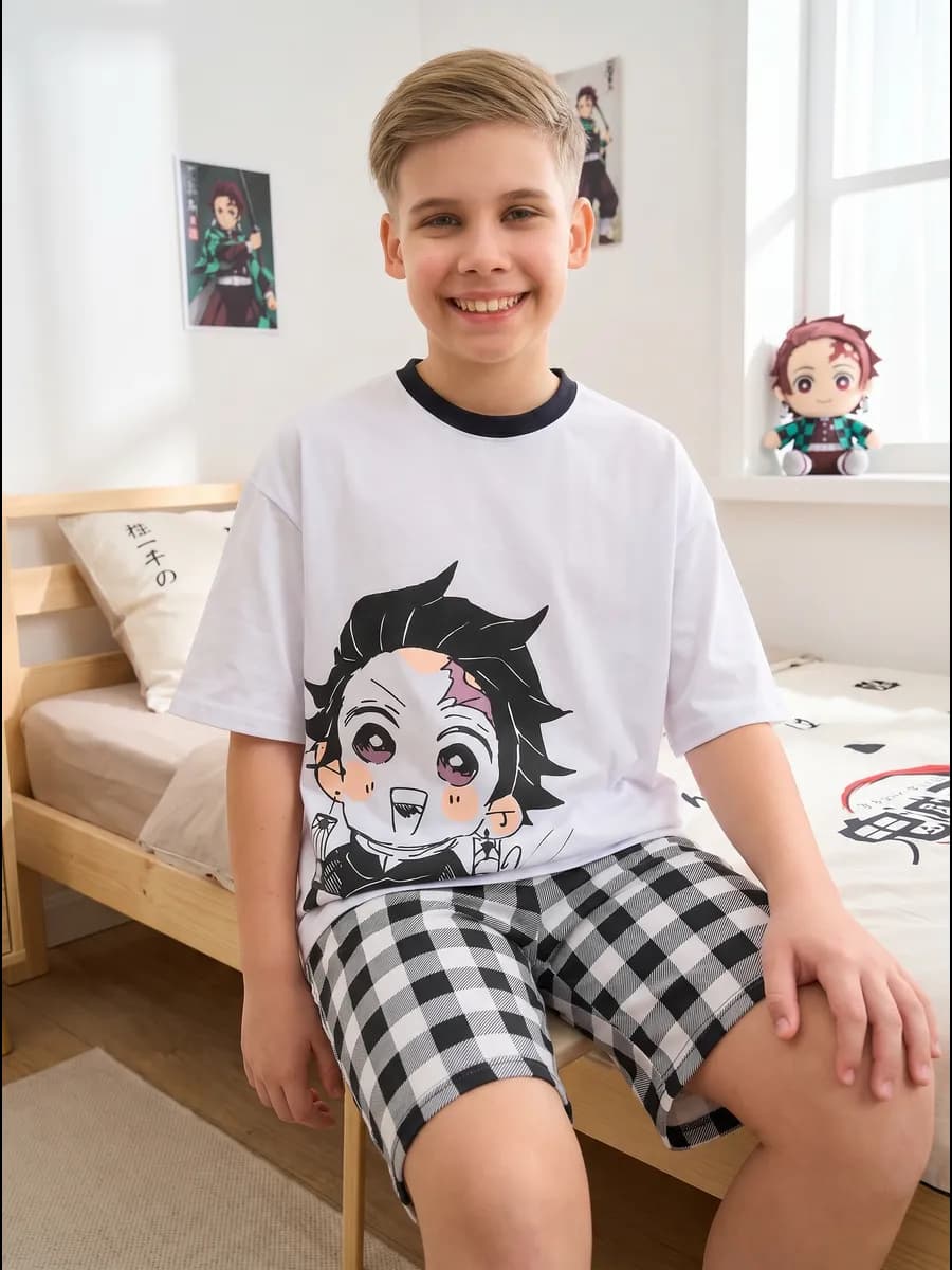 Пижама детская с шортами