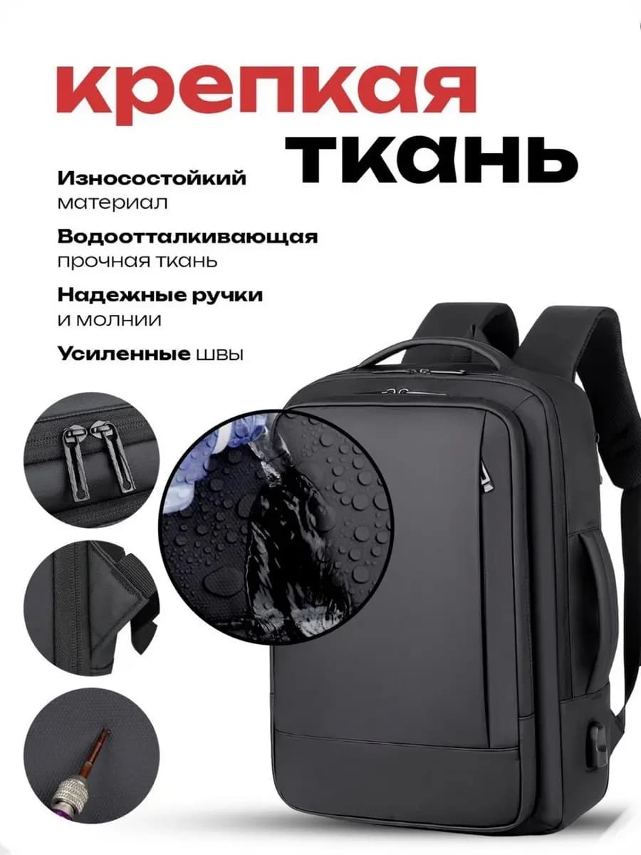 Рюкзак городской школьный для ноутбука и путешествий