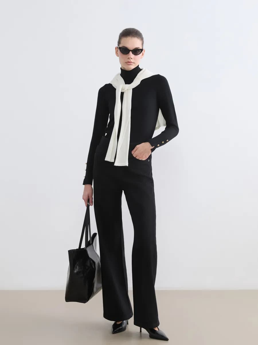 Женские джинсы wide leg