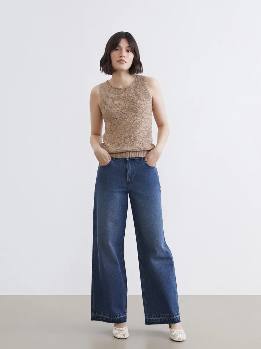 Женские джинсы wide leg