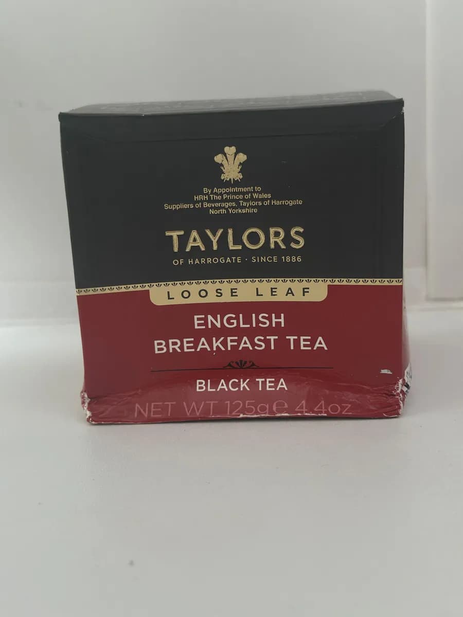 Чай в ПОМЯТОЙ УПАКОВКЕ English breakfast teа leaf 125g