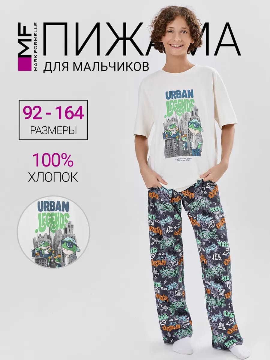 Пижама детская со штанами и футболкой