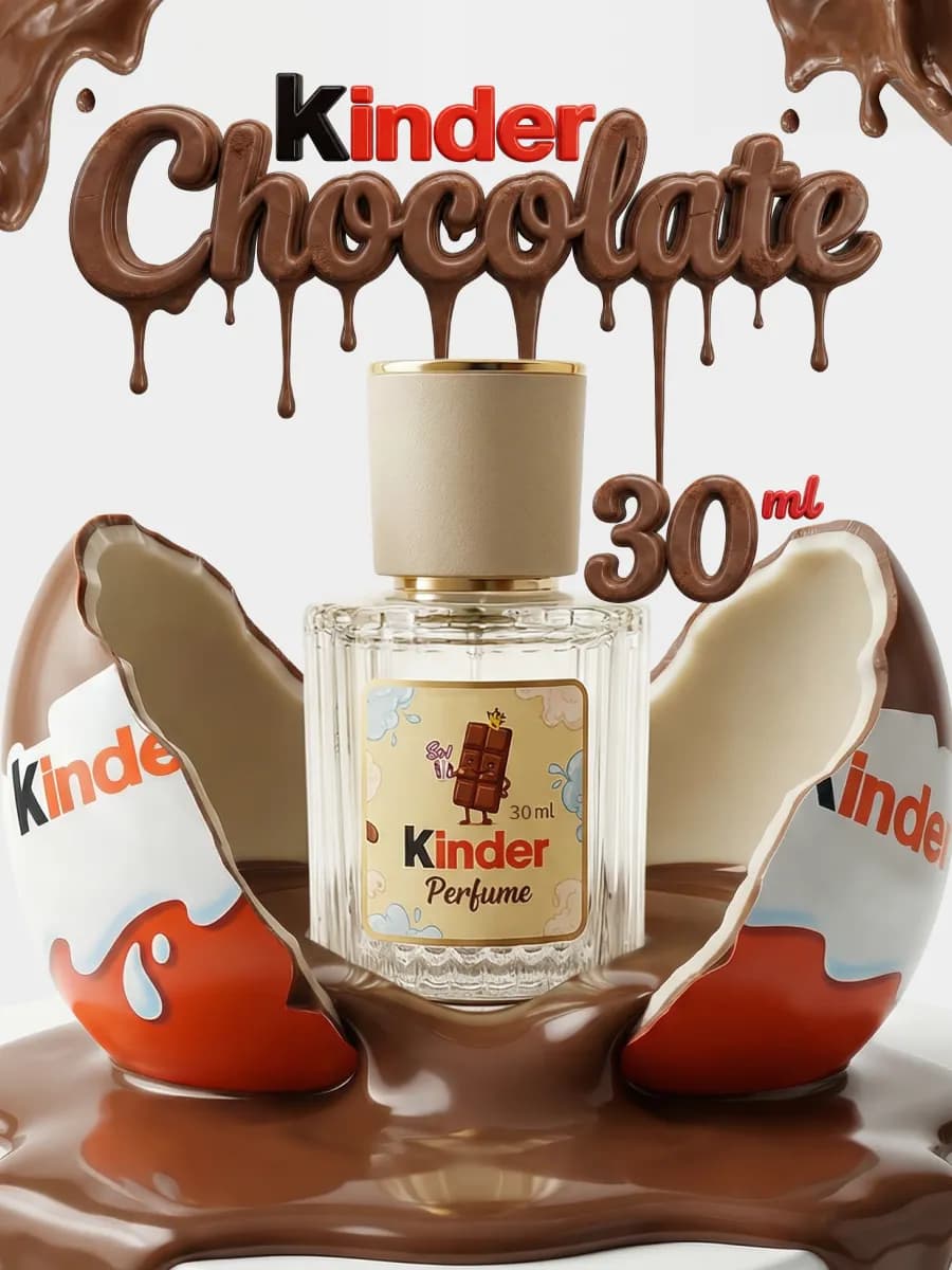 Масляные духи Kinder Chocolat женские 30 мл Киндер шоколад
