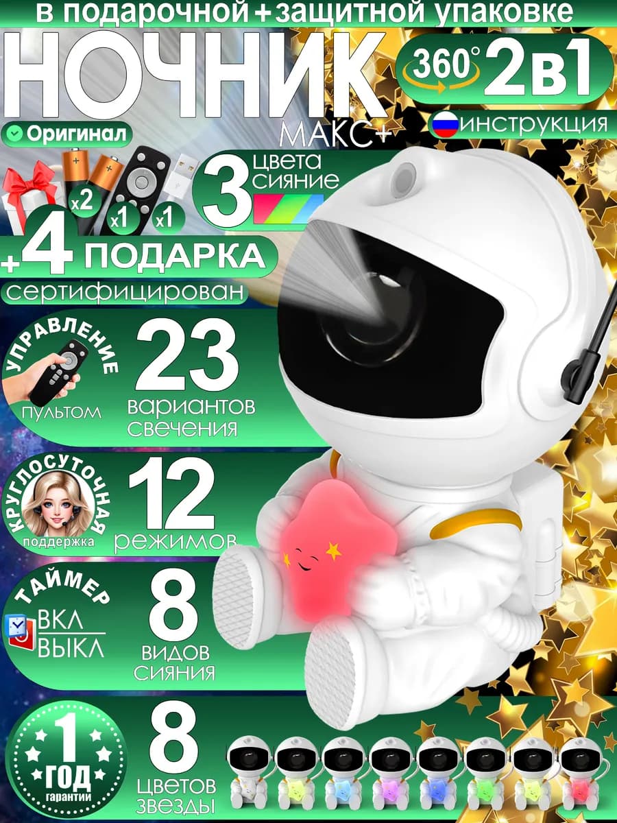 Ночник проектор звездного неба