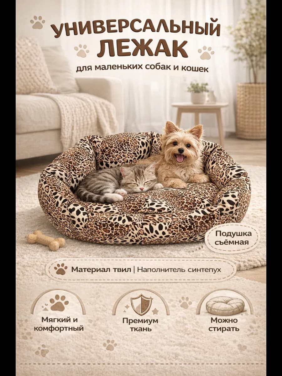 Лежанка для котов и собак