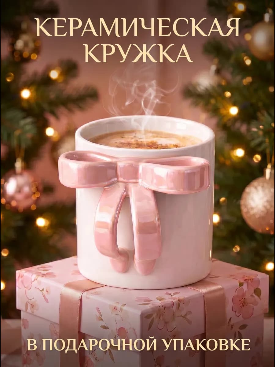Кружка керамическая подарочная для чая и кофе