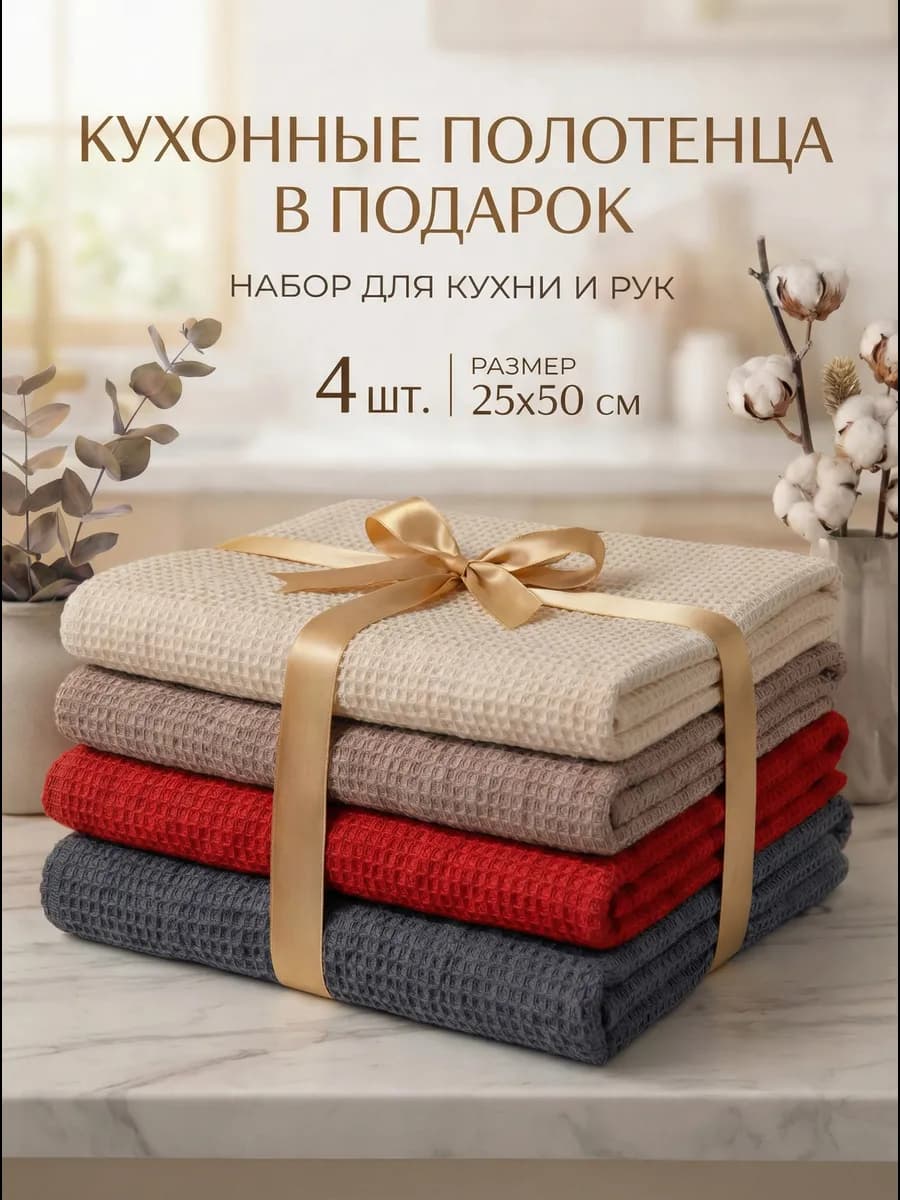 Полотенца кухонные подарок на 8 марта