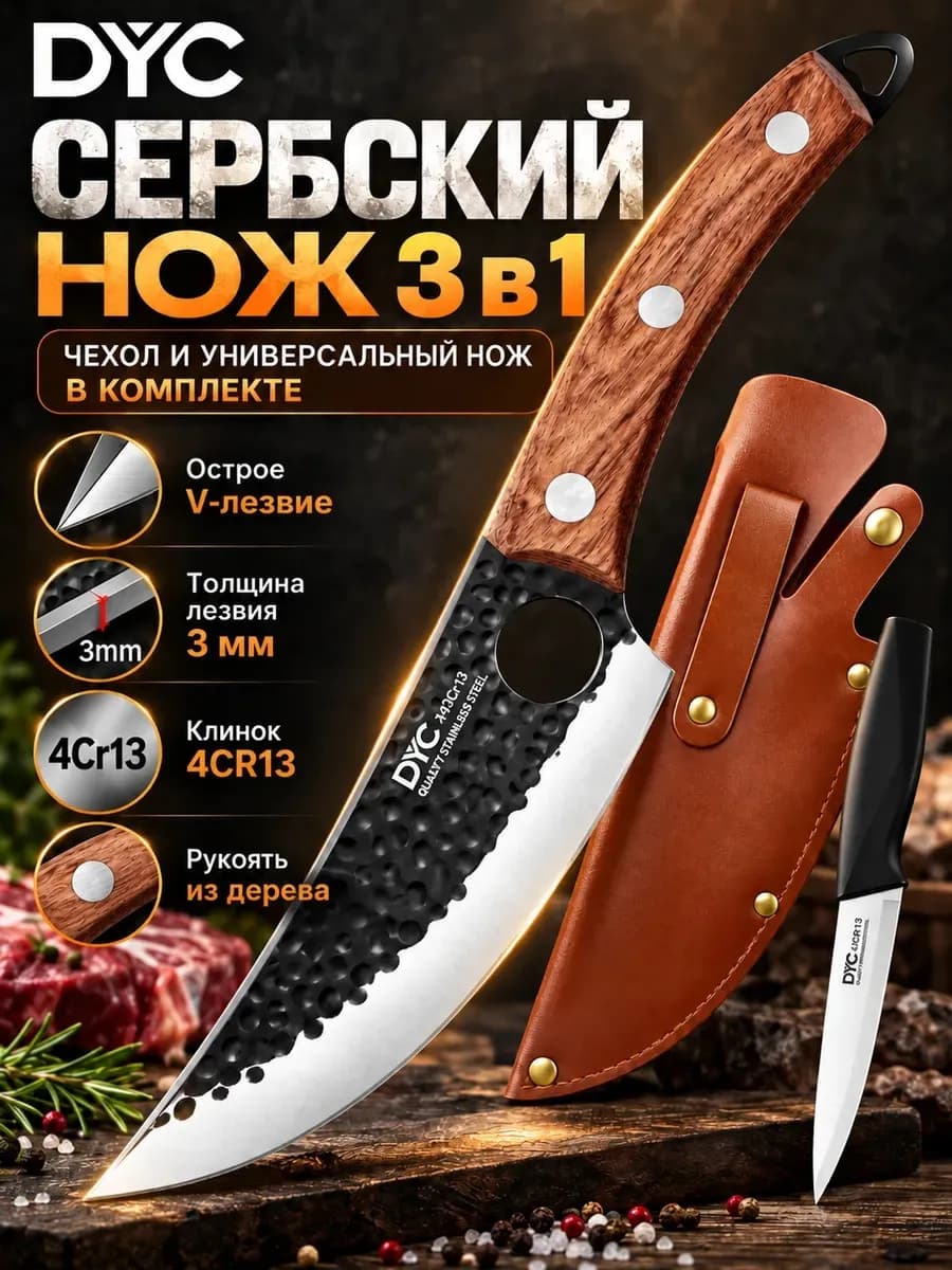 Нож кухонный профессиональный