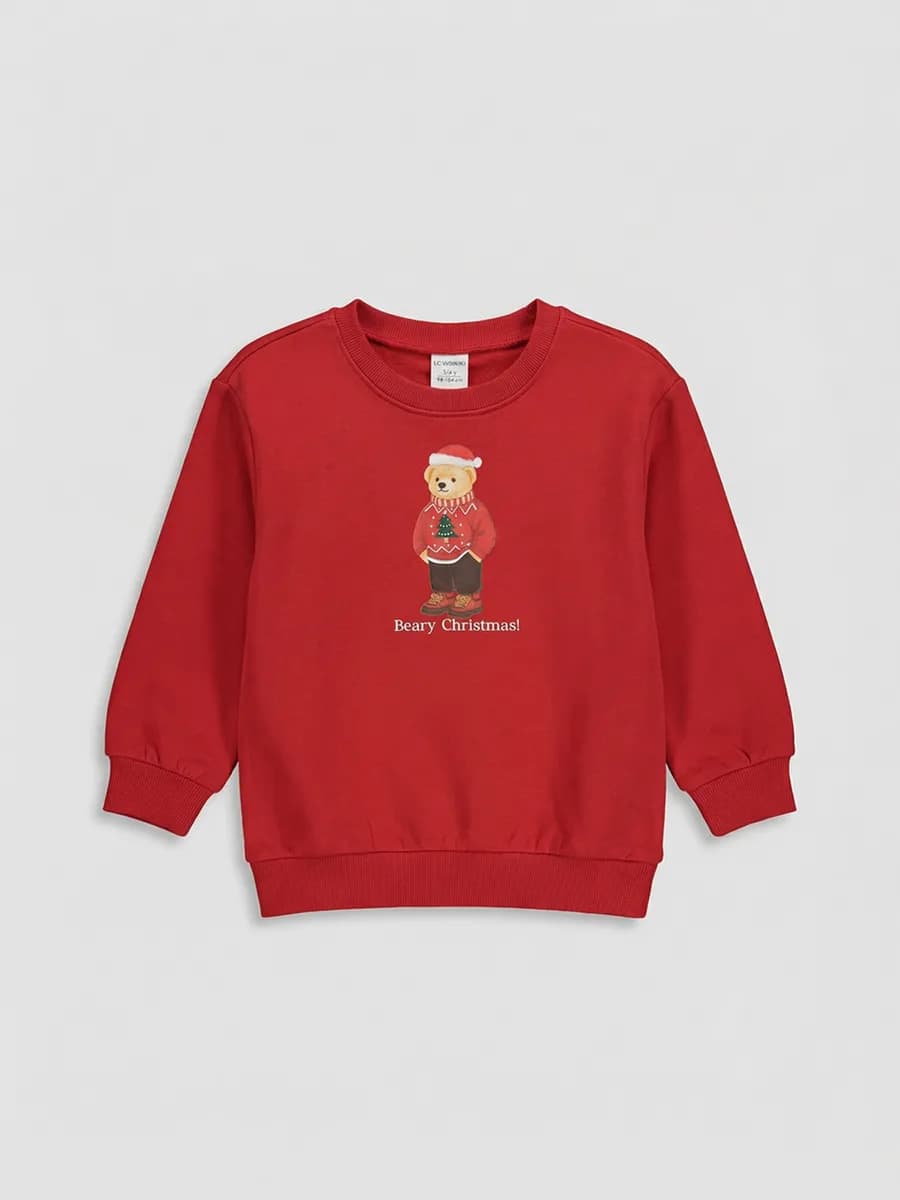 Свитшот для мальчиков новогодний с Teddy Bear