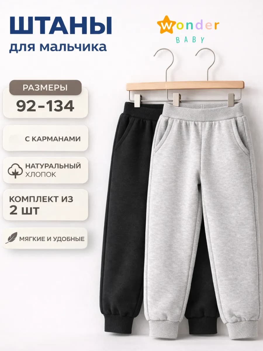 Штаны для мальчика 2 шт