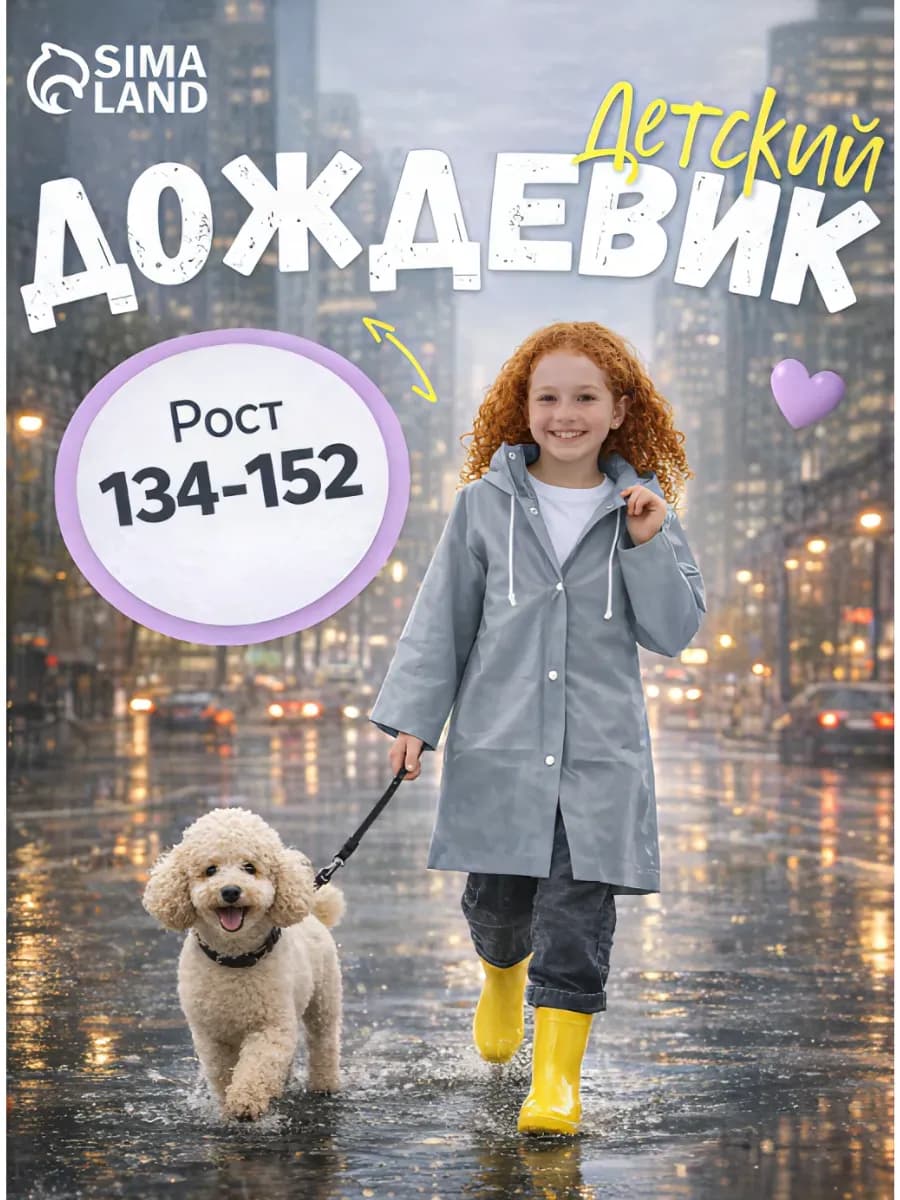Дождевик детский