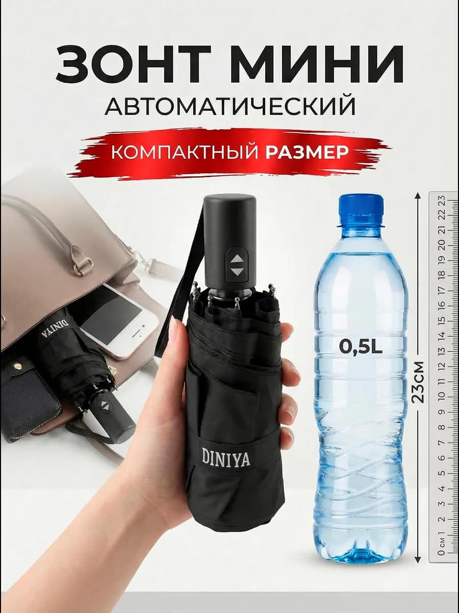Зонт автомат мини