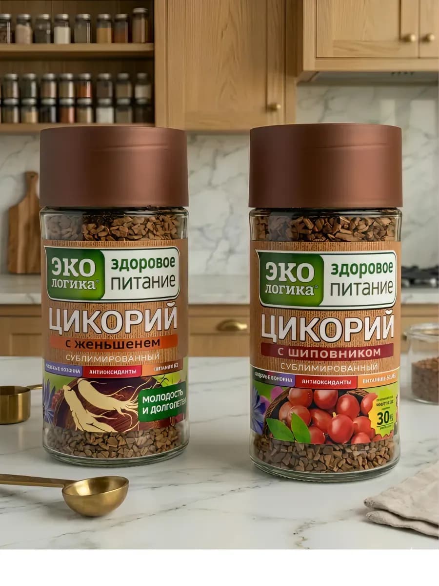 Цикорий Натуральный Женьшень и Шиповник