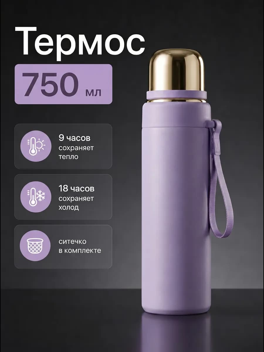 Термос для чая и кофе 750 мл