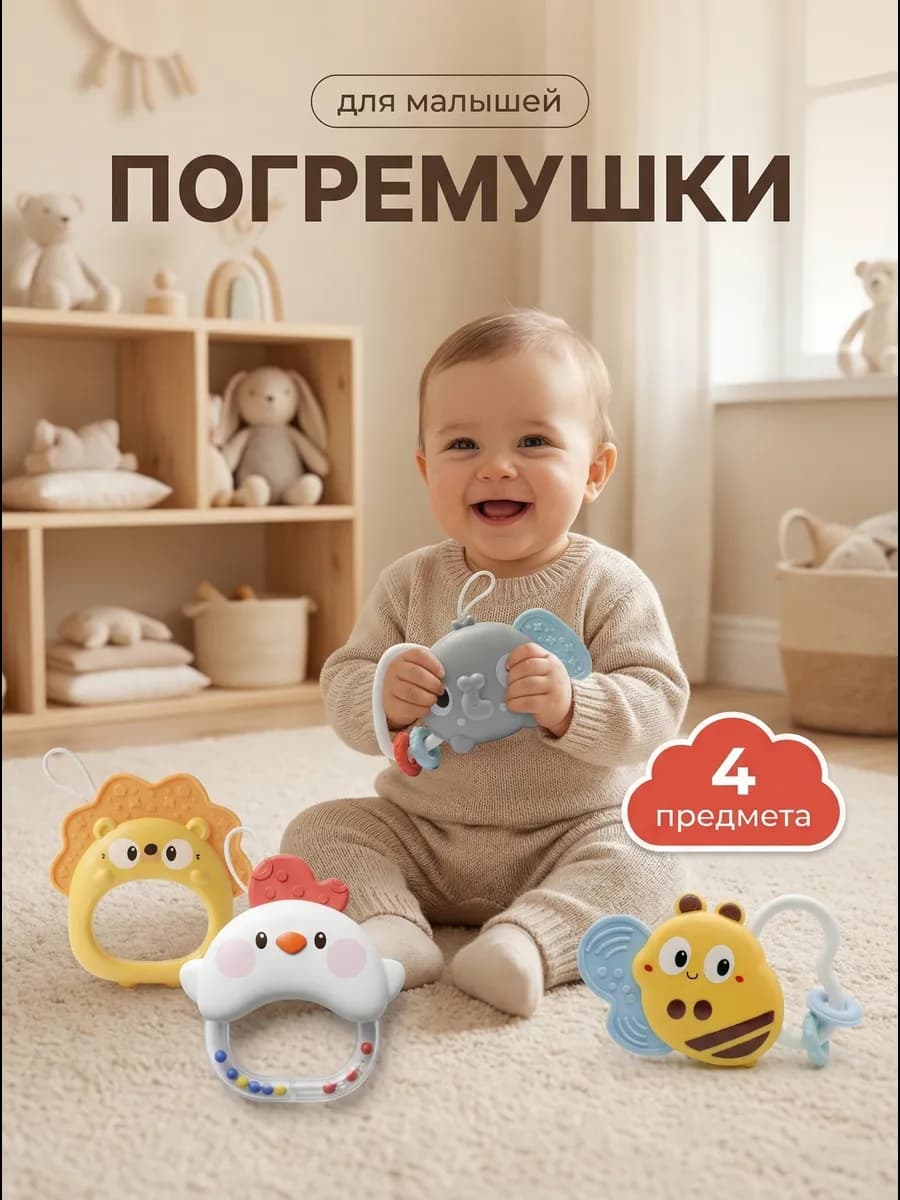 Комплект игрушек подвесок для мобиля