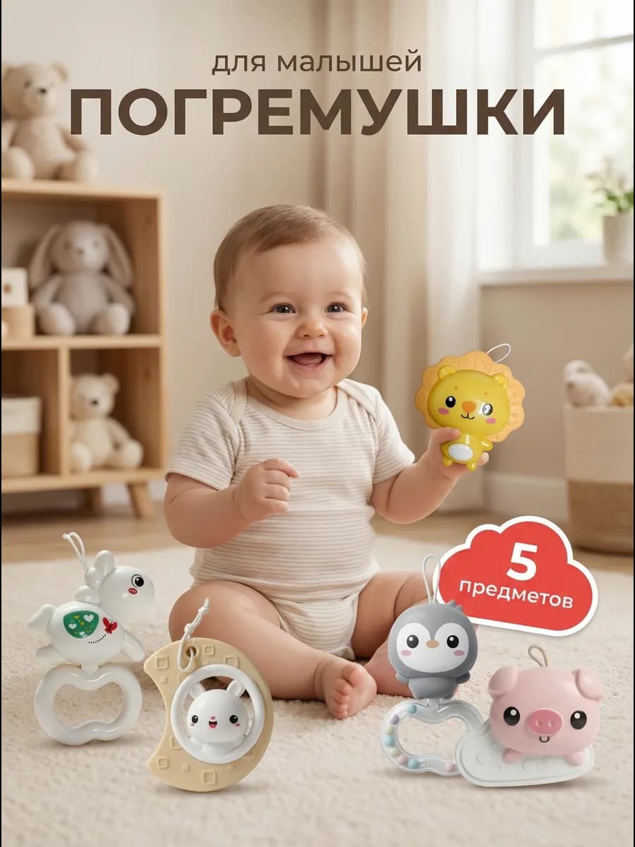Комплект игрушек подвесок для мобиля