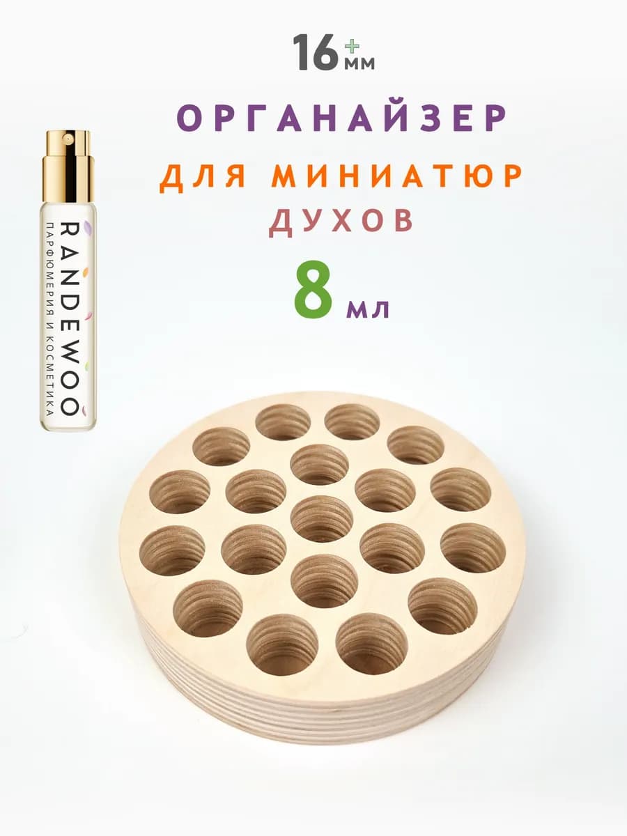 Органайзер 16 для миниатюр духов 8 мл