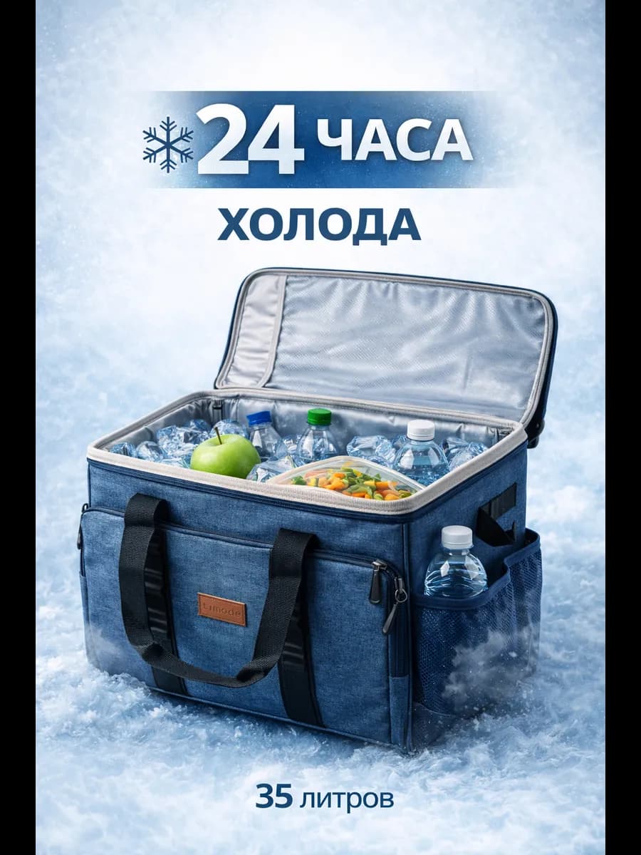 Термосумка сумка холодильник большая 35 л