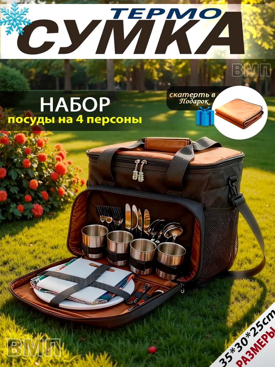 Туристическая сумка для пикника Термосумка CB01 Mir