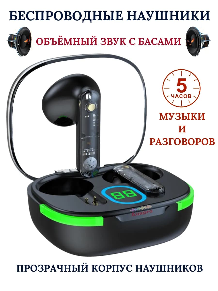 Наушники беспроводные для андроид и iphone телефона блютуз