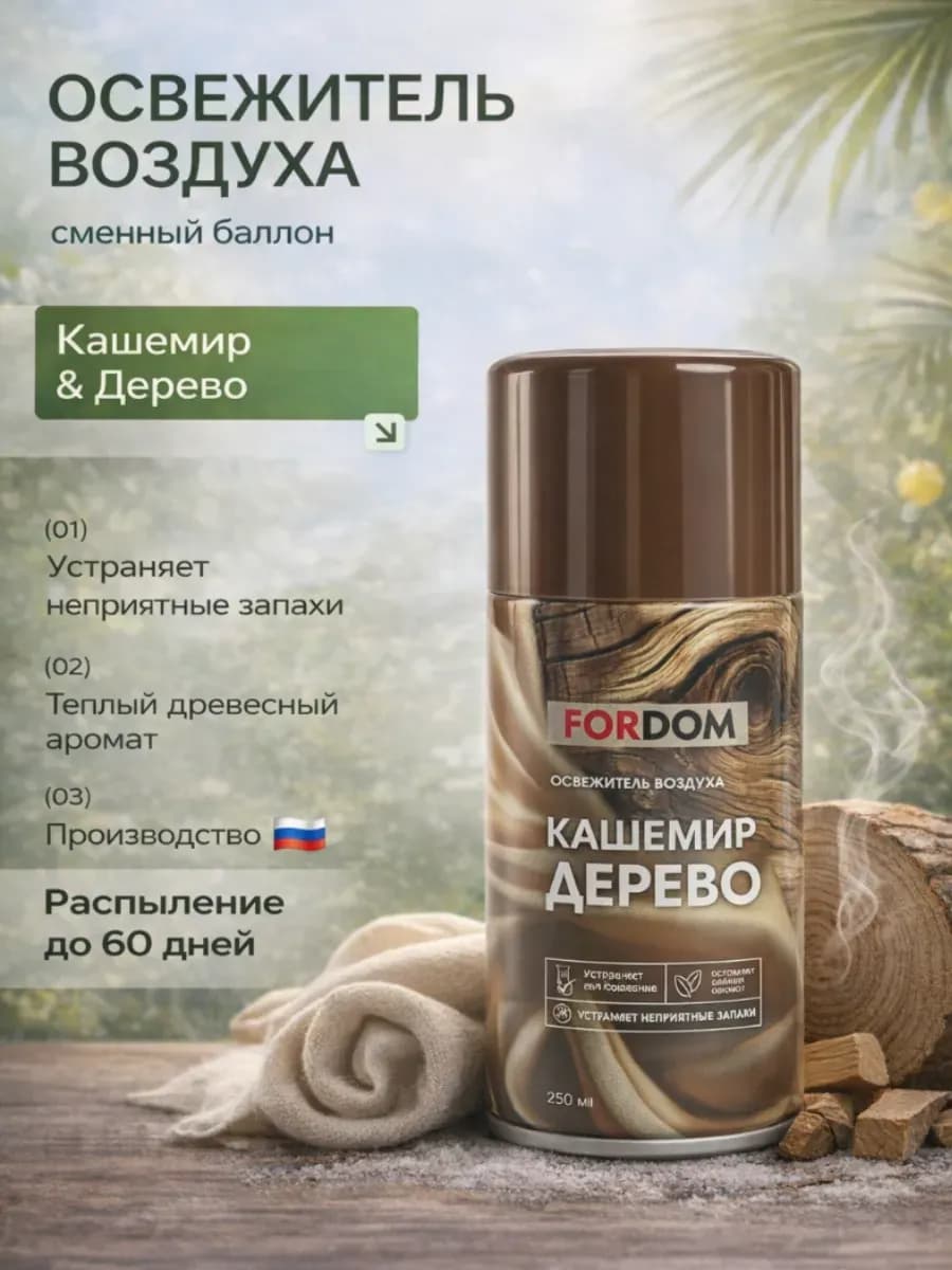 Сменный баллон освежитель воздуха, 250 мл