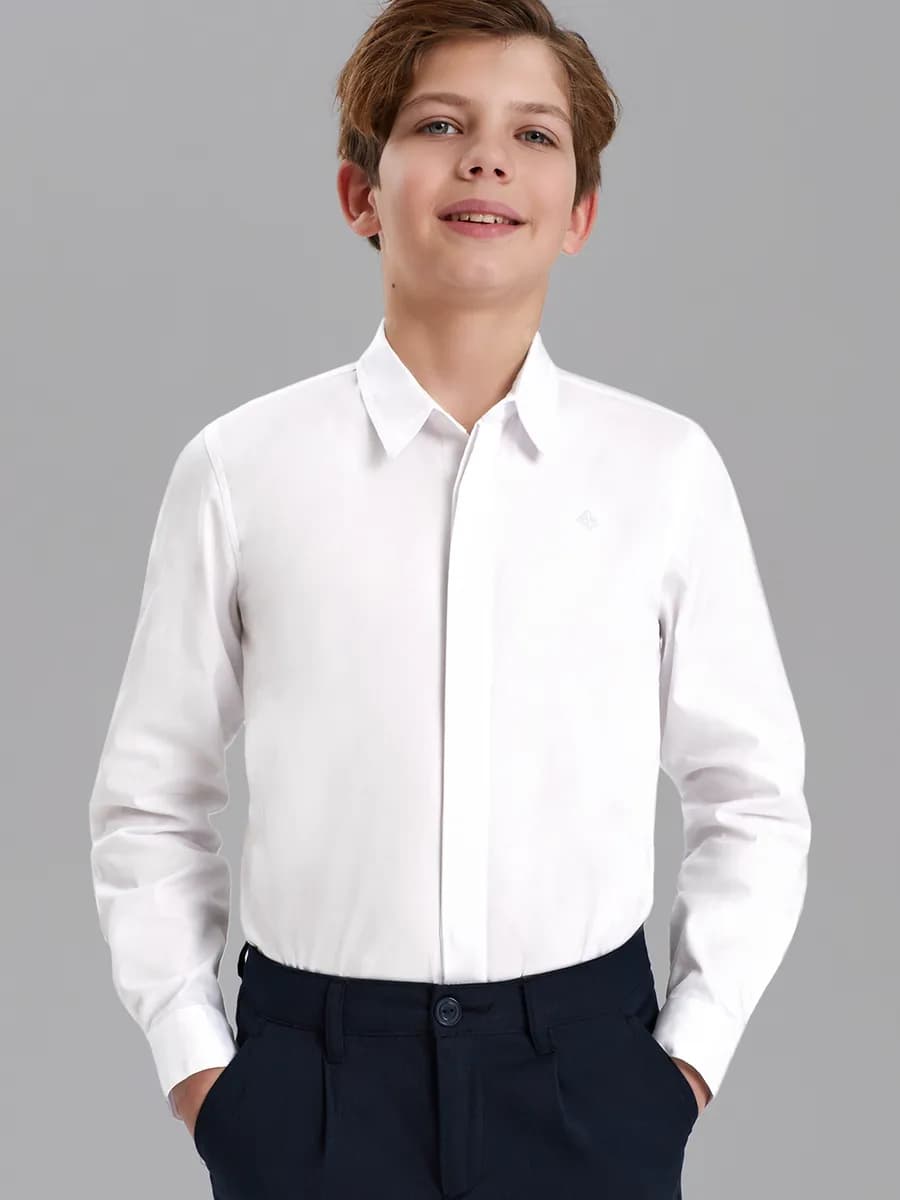 Рубашка Slim fit с длинным рукавом