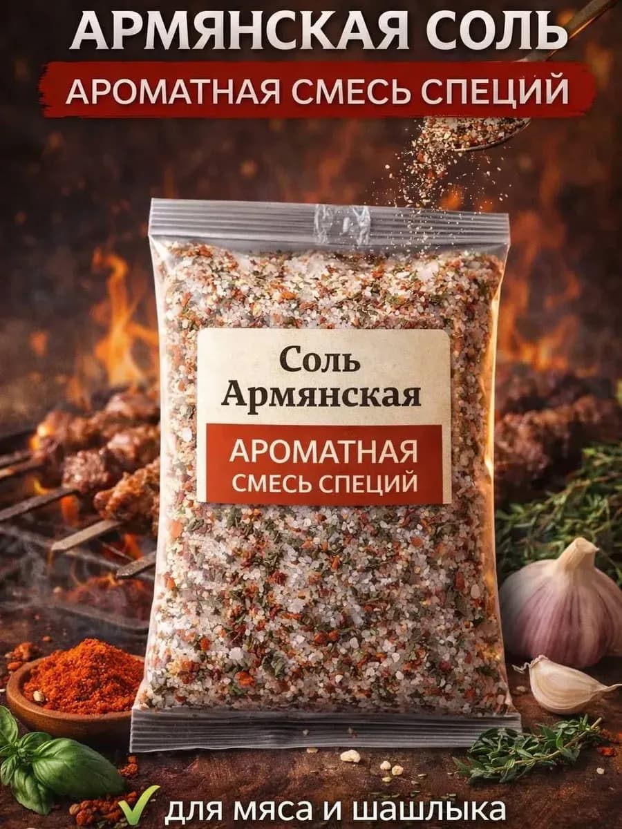 Армянская Соль Универсальная приправа для мася, салатов