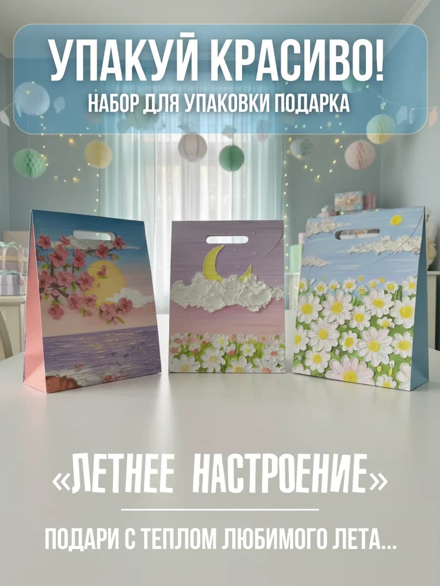 Коробки подарочные с рисунком