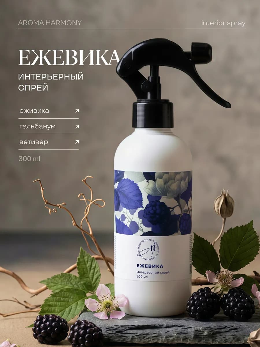 Ароматический спрей для текстиля парфюмерный Ежевика