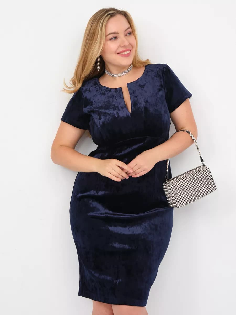 Бархатное платье праздничное