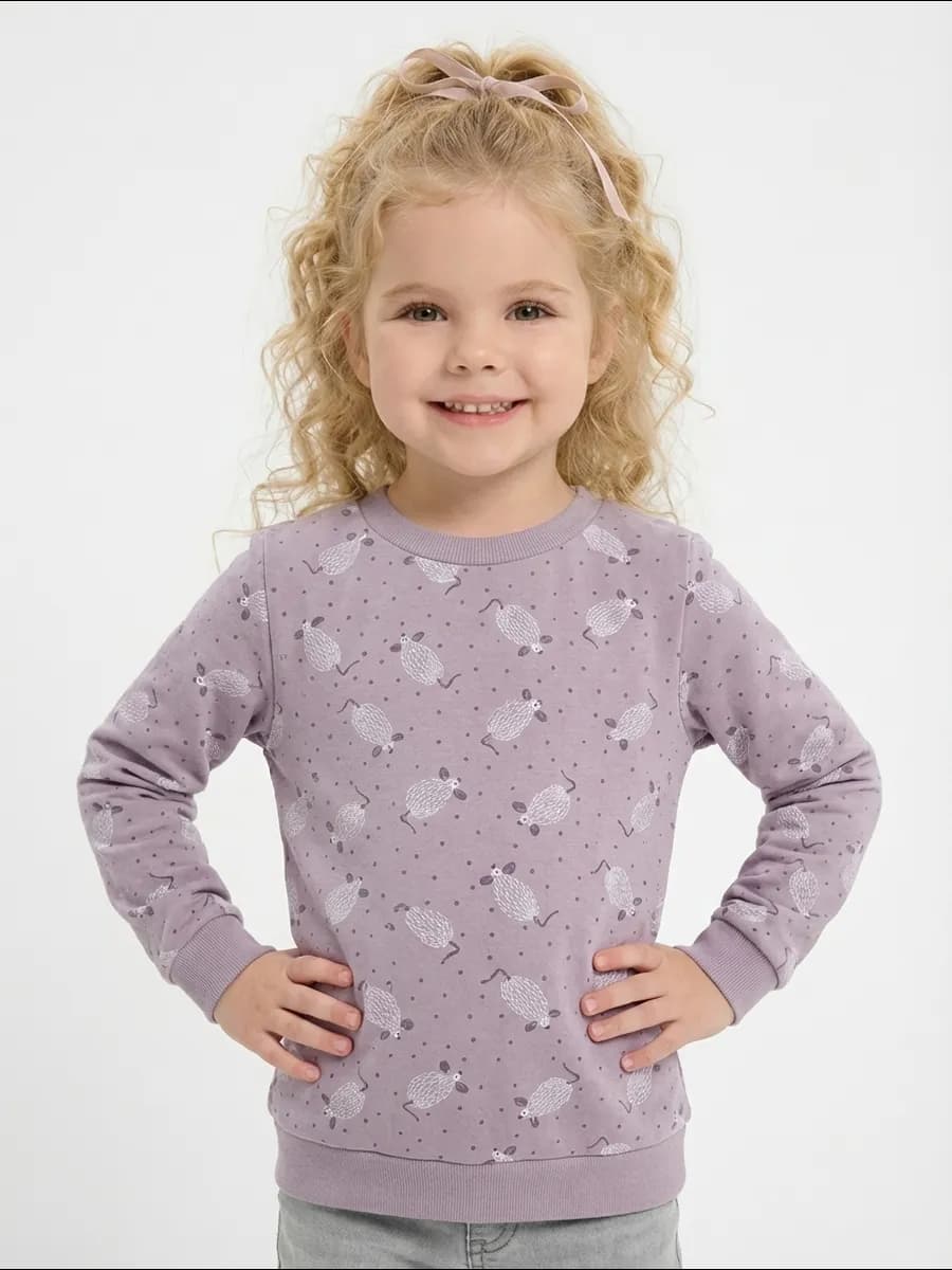 Свитшот толстовка для девочки с начесом