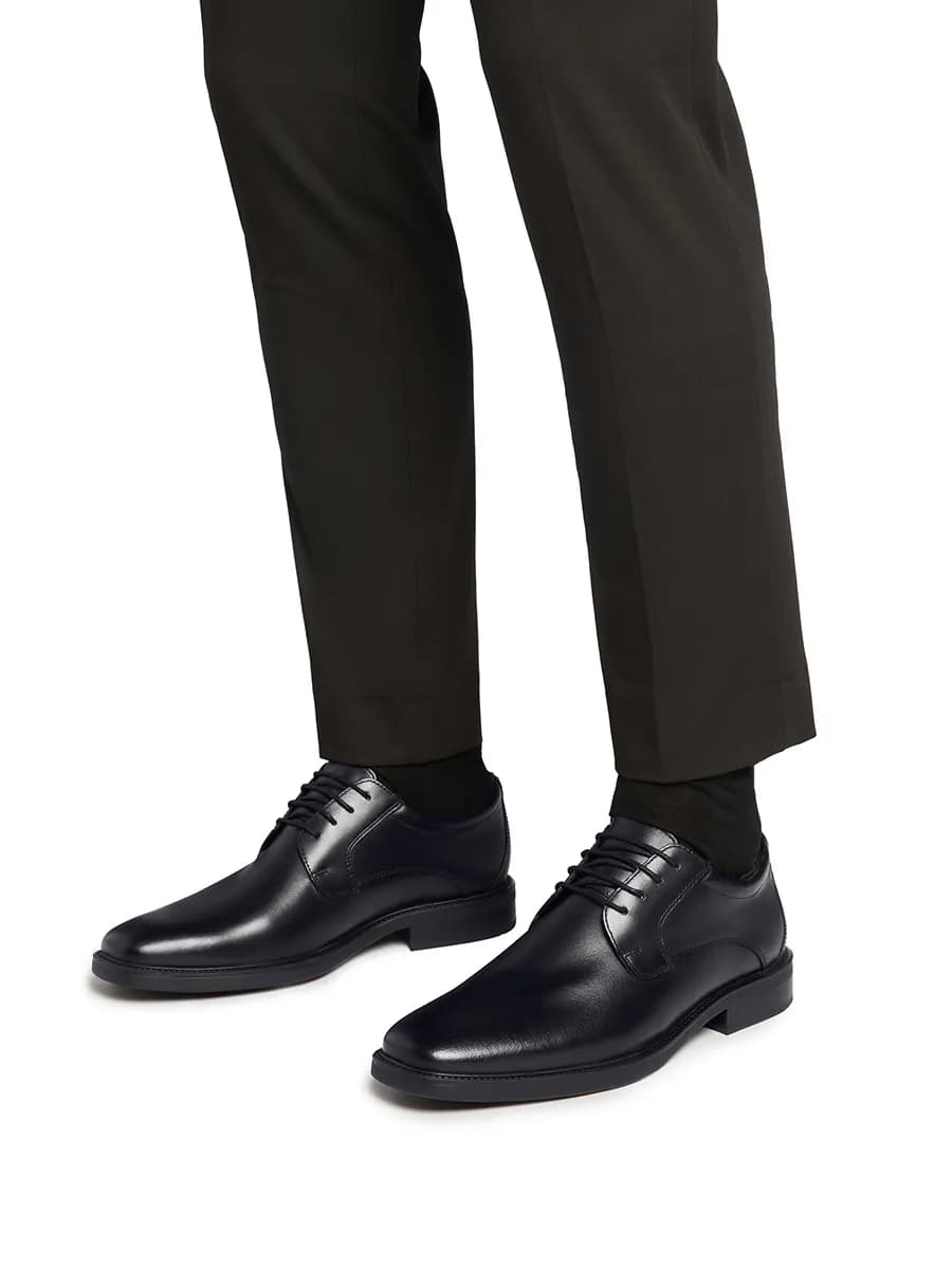 Ботинки дерби в классическом стиле из натуральной кожи