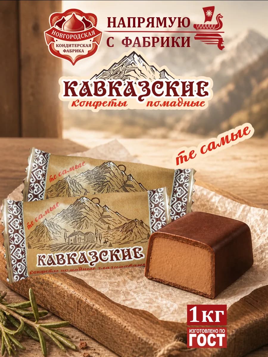 Конфеты глазированные Кавказские 1 кг