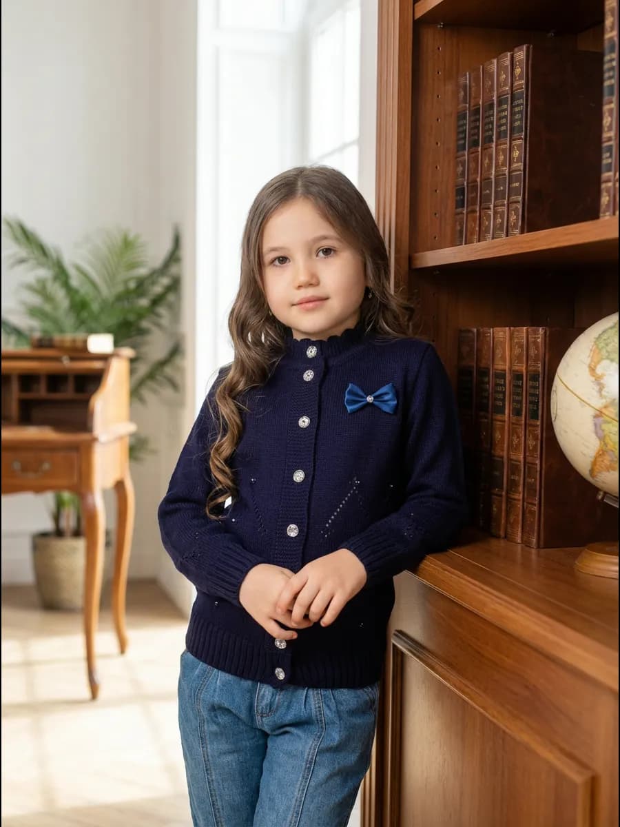 Школьный кардиган кофта