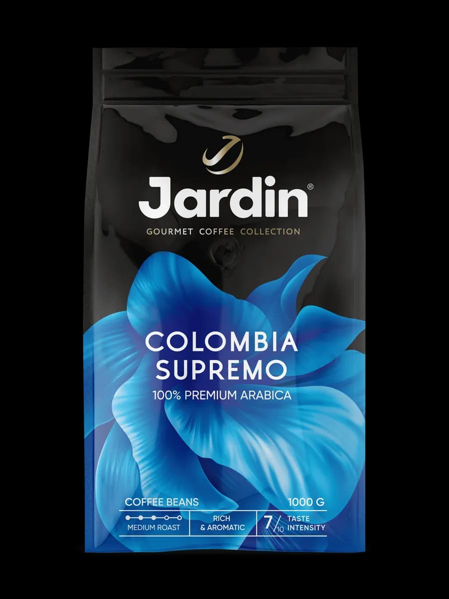 Кофе в зернах Colombia Supremo, 1000 г