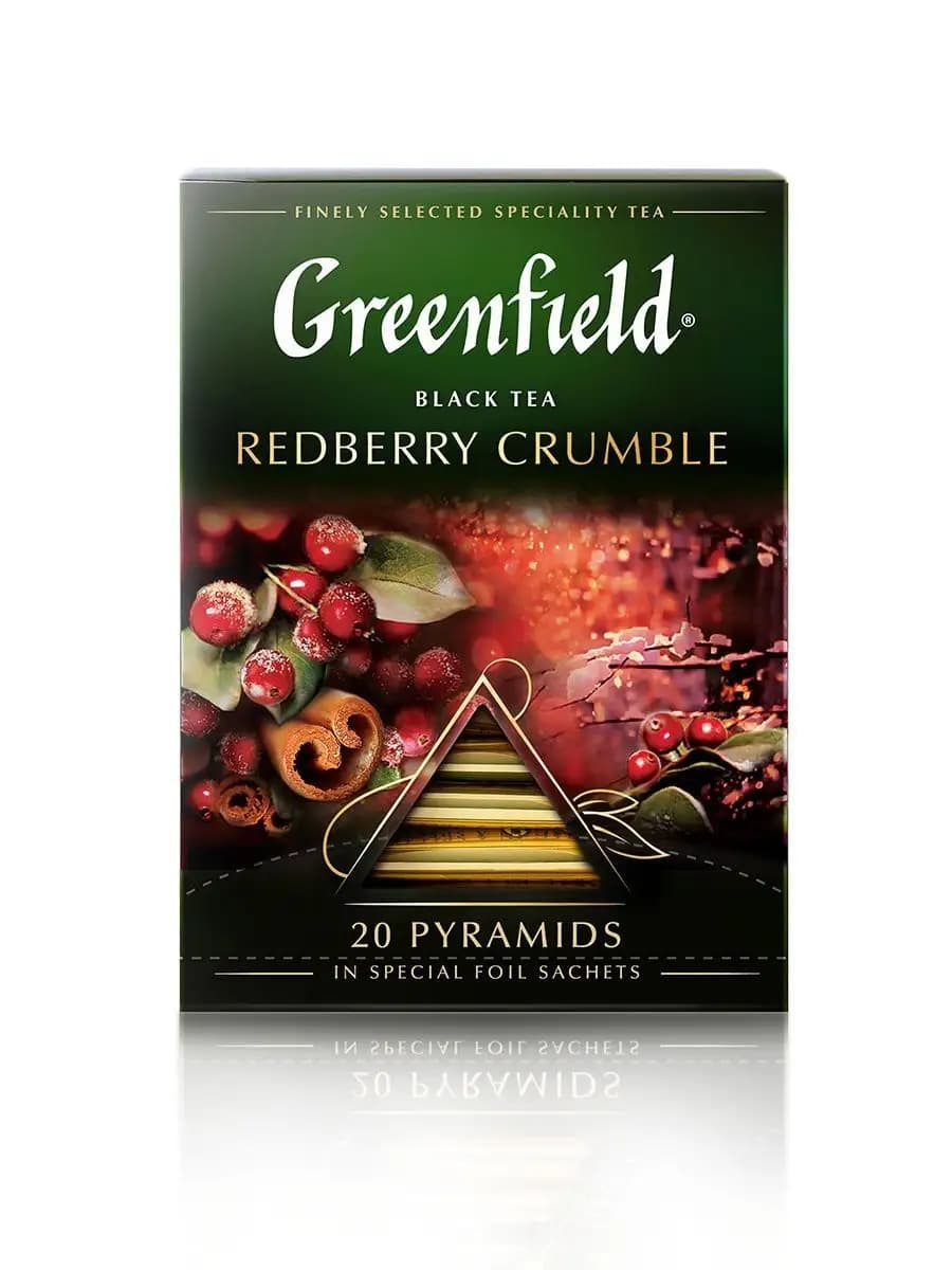 Чай черный Redberry Crumble, в пирамидках, 20 шт