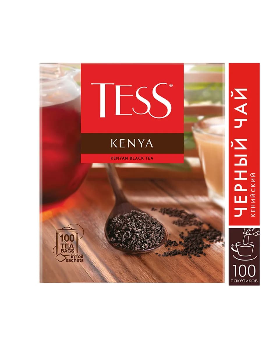 Чай черный Kenya, в пакетиках, 100 шт - фото 1