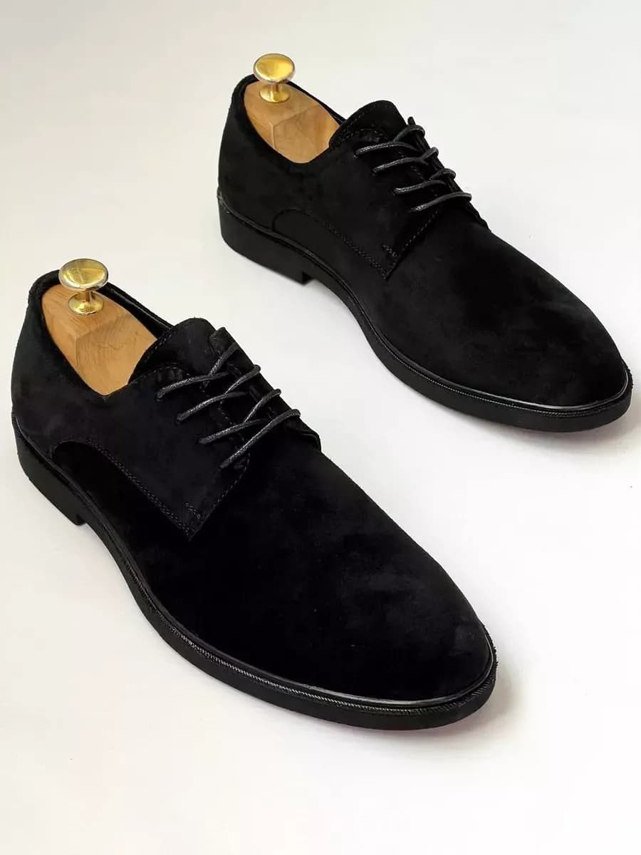 Туфли классический оксфорд из натуральной замши