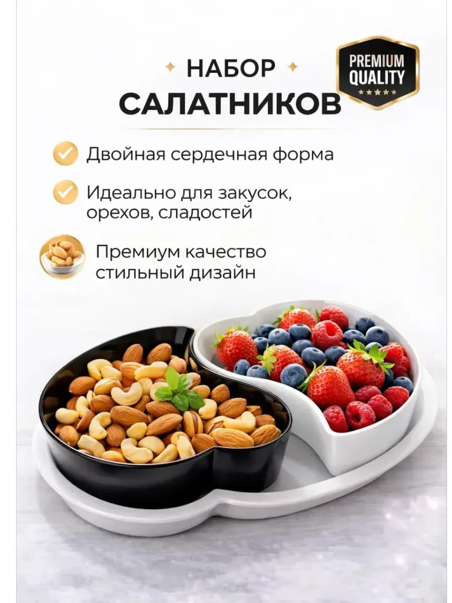 Набор салатников "Ромео и Джульетта" (2шт.) Менажница