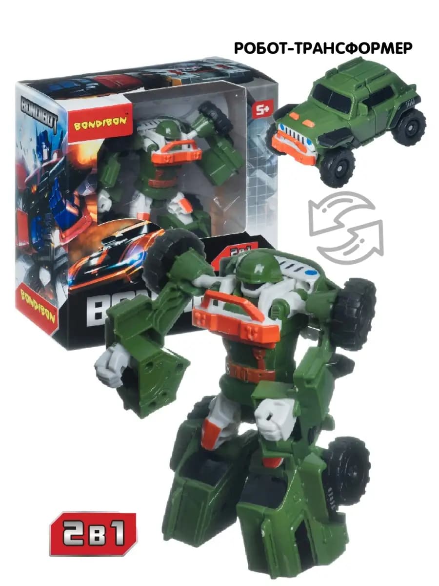 Робот трансформер джип внедорожник 2 в 1 игрушка детская