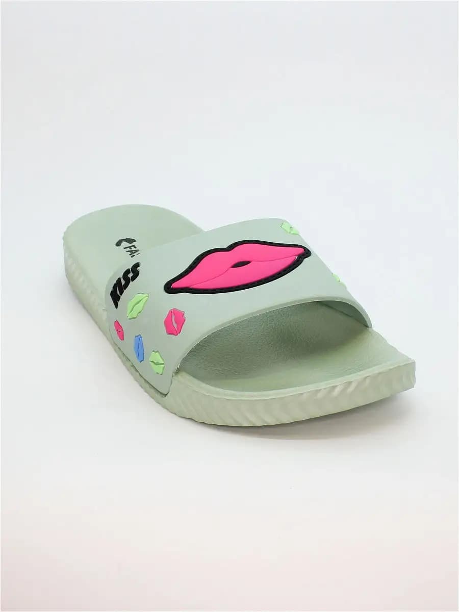 Шлепанцы резиновые на широкую ногу